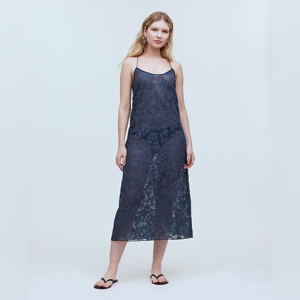NWT Madewell Floral Halter Cover-Up Dress